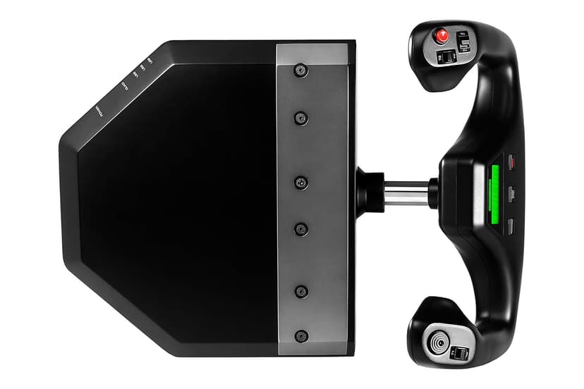 Logitech G PRO Flight Yoke System, Professional Simulation Yoke and Throttle Quadrant, 3 Modes, 75 Programmable Controls, Configurable Knobs, Steel Shaft, USB, PC - Black