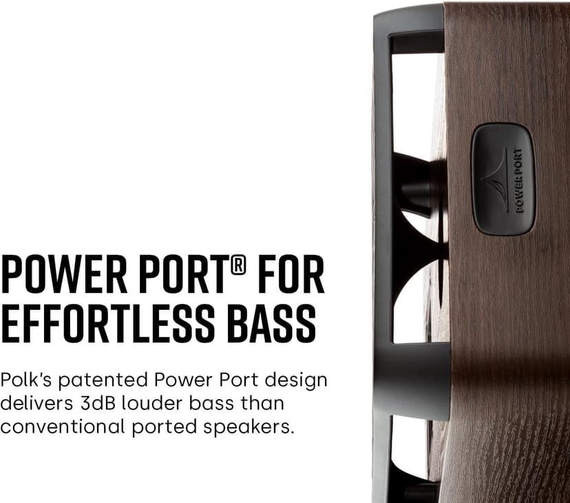 Polk Signature Elite ES10 Surround Loudspeaker - Hi-Res Audio Certified, Dolby Atmos & DTS:X Compatible, 1" Tweeter & 4" Woofer, Power Port Technology for Effortless Bass (Pair, Stunning Black)