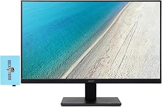 acer 24" FHD IPS (1920x1080) Monitor Bundle with Docztorm Dock, 100Hz Display, 1 HDMI 1.4, 1 VGA, Flickerless, VESA Mount (100x100 mm), Ideal for Home & Business, Black (2025 Latest Model)