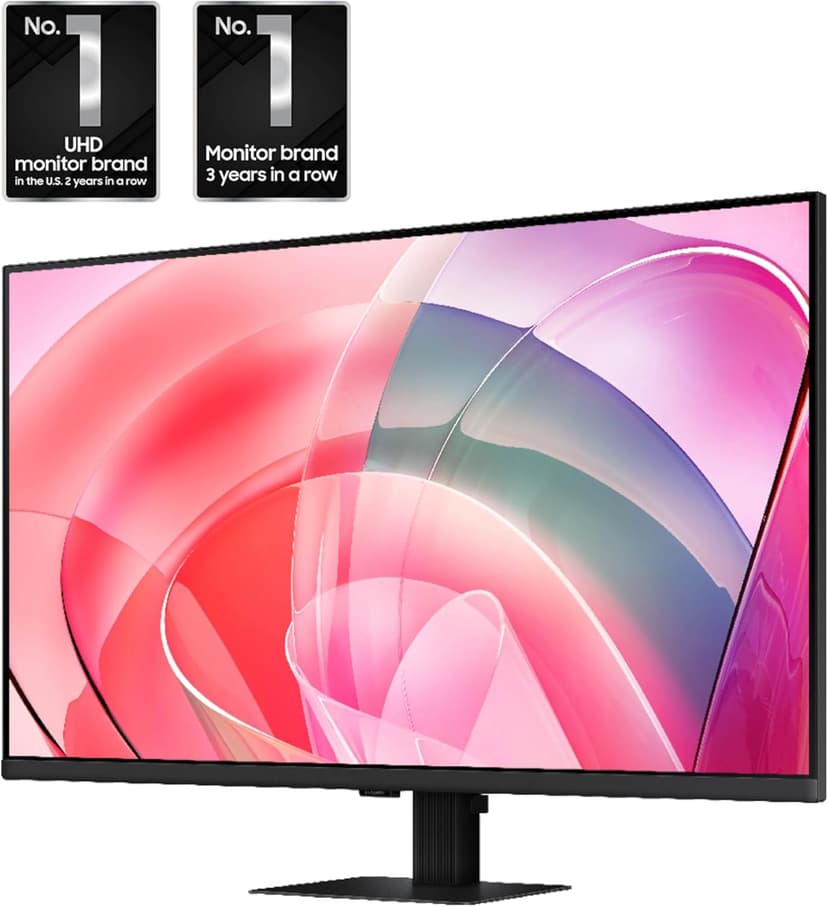 SAMSUNG 32" ViewFinity S7 (S70D) 4K UHD IPS HDR10 High Resolution Monitor, HDMI & DP Port, TUV-Certified, 2025, LS32D700EBNXGO