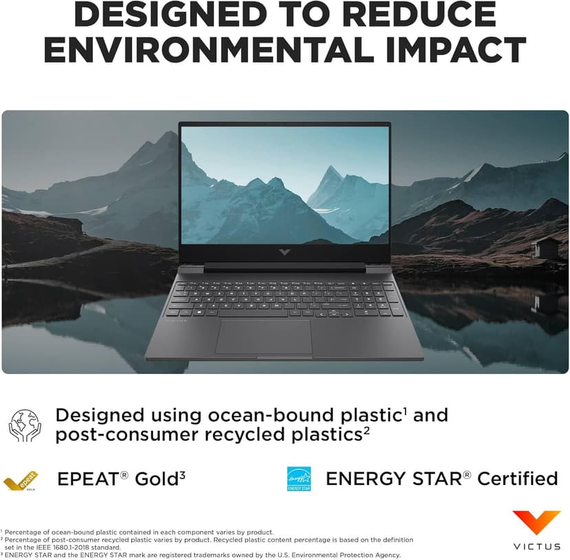 HP Victus 15 Gaming Laptop (15.6" FHD 144Hz IPS, AMD Ryzen 5 7535HS, 32GB DDR5 RAM, 1TB PCle SSD, (Radeon RX 6550M 4GB Beat RTX3050)) Backlit KB, Wi-Fi 6, Webcam, Ethernet, Win 11 Home