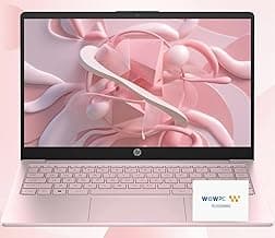 HP 14 Ultrabook • Back to School Limited Edition w/Microsoft 365 • Intel 4-Core CPU • 8GB RAM • 1.6TB Storage (128GB OnBoard w/ 512GB Portable Drive + 1TB OneDrive) • Tranquil Pink • Win 11