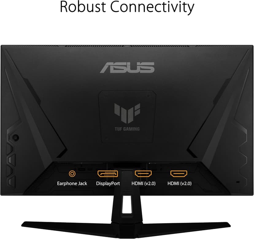 ASUS TUF Gaming 27” 1440P HDR Monitor (VG27AQ3A) – QHD (2560 x 1440), 180Hz, 1ms, Fast IPS, 130% sRGB, Extreme Low Motion Blur Sync, Speakers, Freesync Premium, G-SYNC Compatible, HDMI, DisplayPort