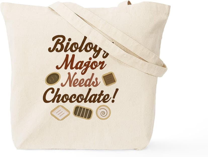 CafePress Biology Major Gift Tote Bag Reusable Natural Beige Canvas Shopping Bag