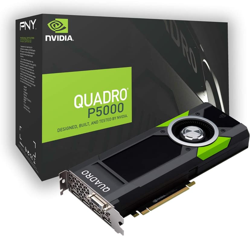 PNY NVIDIA Quadro P5000 16 GB VR Ready Graphics Card - Black