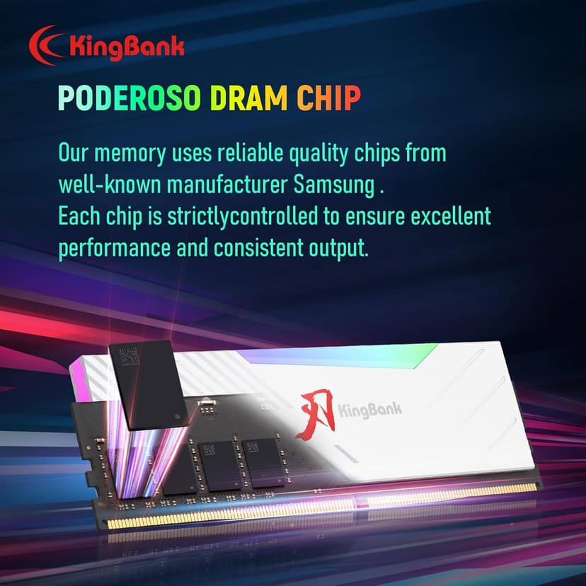 RGB Desktop Computer Memory Ram DDR4 16GB(2x8GB) 3200MHz 1.35V CL16 XMP2.0 Overclocking with Heatsink for Desktop Computer Gaming/Office/PS