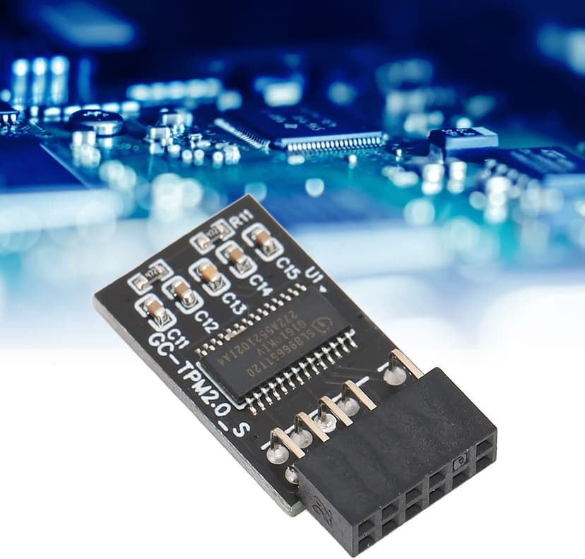 11 Motherboard Tpm 2.0 PCB Tpm 2.0 Encryption Security Module for 12Pin Lpc Interface High Security Remote Card Encryption Security Module