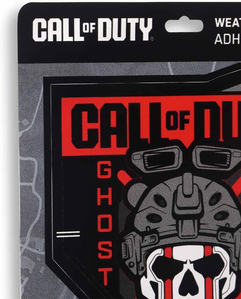 Call of Duty Modern Warfare Ghost Adhesive Vinyl Decal - Call of Duty Sticker for Car, Window or Laptop