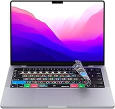 Editors Keys Cover Designed for Davinci Resolve Keyboard Cover 14" & 16" MacBook Pro 2021+ M1-M3 Chip - Genuine Editors Keys - Will not fit Other Models