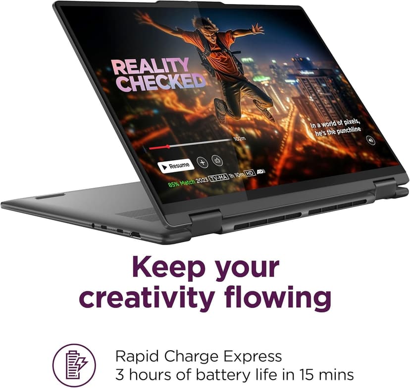 Lenovo Yoga 7i 2-in-1 Business Laptop (16" FHD+ Touchscreen, Intel Ultra 7 155U (Beat i7-1355U), 16GB DDR5 RAM, 1TB SSD) Fingerprint, Backlit, FHD IR Webcam, Thunderbolt 4, Win 11 Home, 2025 AI PC
