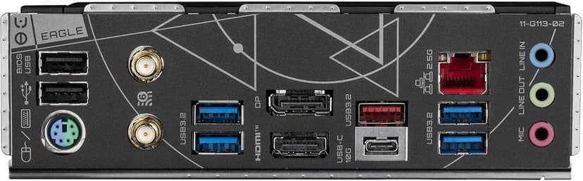 GIGABYTE Z790 Eagle AX LGA 1700 Intel Z790 ATX Motherboard with DDR5, M.2, PCIe 5.0, USB 3.2 Gen2X2 Type-C, Intel Wi-Fi 6E, 2.5GbE LAN, Q-Flash Plus, EZ-Latch