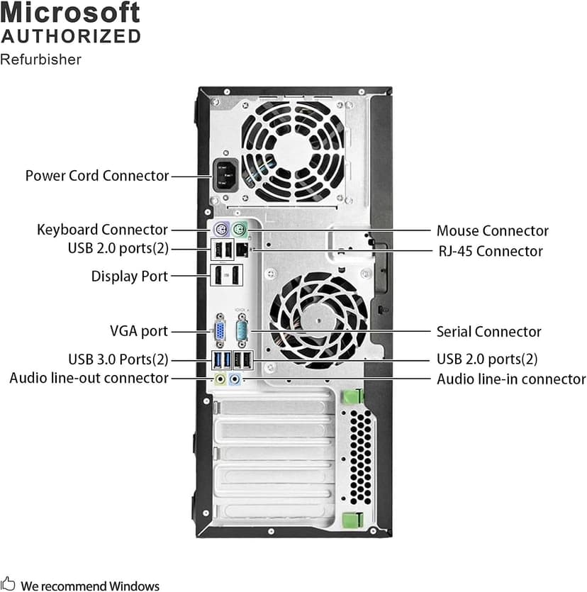 HP EliteDesk 800 G1 Small Form Business High Performance Desktop Computer PC (Intel Core i5 4570 up to 3.9GHz, 16G RAM, 120G SSD+1T HDD, DVD-ROM, WiFi, DP, Windows 10 Professional) (Renewed)