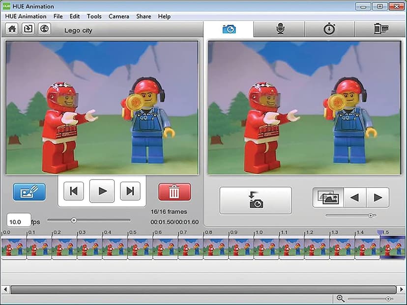HUE Animation Studio: Complete Stop Motion Kit (Camera, Software, Book) for Windows/macOS (Red) with Carry Case
