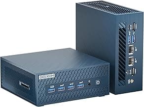GEEKOM IT1 Mega AI Mini PC with Dual LAN,Intel Core Ultra 5 125H (14C/18T,Up to 4.5Ghz),32GB DDR5 5600 RAM 1TB M.2 NVMe SSD Mini Computer,ARC GPU Mini Desktop/AI NPU/WiFi 7/BT5.4/8K/USB4.0/Windows 11