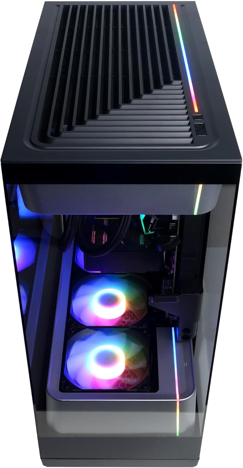 CyberPowerPC Gamer Supreme Gaming PC, AMD Ryzen 9 9900X 4.4GHz, GeForce RTX 5070 12GB, 32GB DDR5, 2TB PCIe 4.0 SSD, WiFi Ready & Windows 11 Home (SLCAI9700A3)