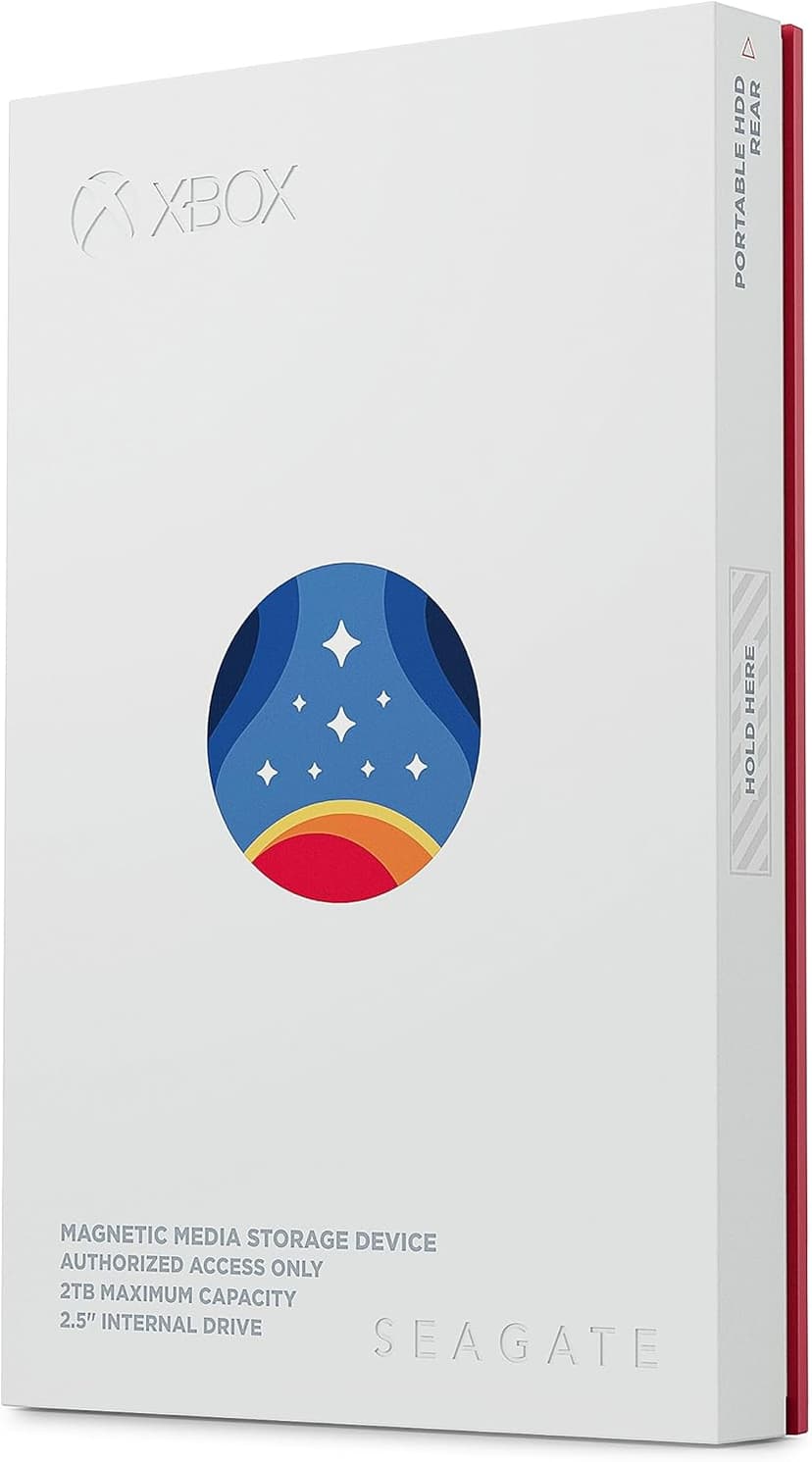 Seagate FireCuda Gaming HDD 2 TB, draagbare externe harde schijf, PC Gaming, Starfield Special Edition, USB 3/2, Data Rescue Service (STMJ2000400)