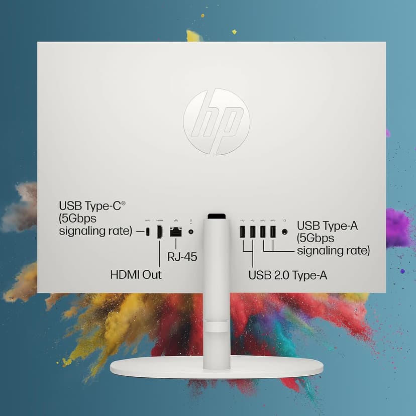 HP All-in-One Desktop Computer - Office Lifetime & Win 11 Pro • 21.5" FHD Anti-Glare Display • Intel Celeron J4025 CPU • for Everyday Use • 16GB RAM 1TB SSD • w/Accessories