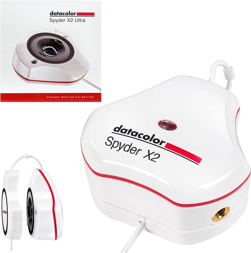 Datacolor Spyder X2 Ultra – High-Brightness Monitor Color Calibrator for Photos, Video & Digital Design Work. Ensures Color Accuracy and Consistency for Monitors