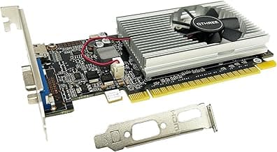 QTHREE GeForce GT 210 Low Profile Graphics Card, 1024 MB DDR3 64 Bit,Video Card for PC GPU,PCI Express x16,HDMI,VGA