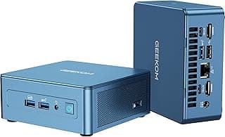 GEEKOM Mini PC IT12(3-Year Quality Support),12th Gen Intel i5-12450H Mini Computers,16GB RAM/512GB NVMe PCIe Gen 4 SSD Windows 11 Pro Desktop PC,USB 4.0/2.5G LAN/8K,for Business|Office|Home