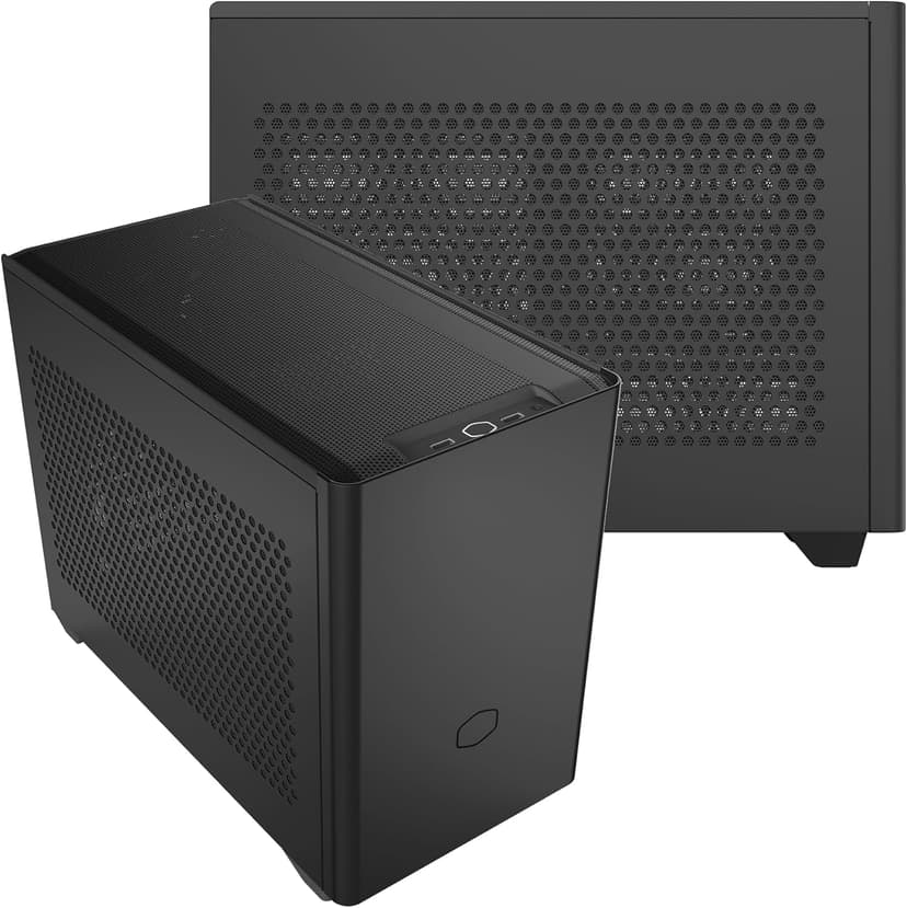 Cooler Master NR200 Mini-ITX PC Case, 330mm Horizontal Triple-Slot Mount GPU, 240mm|280mm AIO, SFX PSU 130mm, Compatible RX 7900 XTX|4080 Super, Vented Panels, DIY