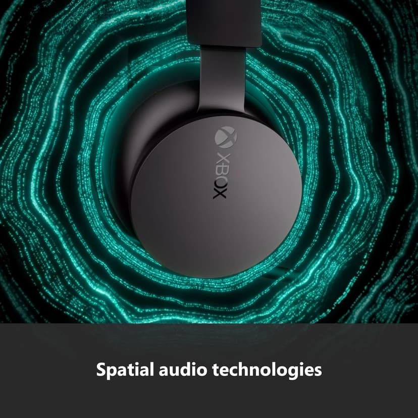 Xbox Wireless Gaming Headset – Over Ear Headphones – Spatial Audio with Dolby Atmos, Windows Sonic Series X|S, One, Windows PC, Mobile – Carbon Black