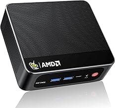 Beelink Mini PC, SER5 Pro 5825U AMD Ryzen 7 (Up to 4.5GHz) 16GB DDR4 500GB PCle 3.0 SSD Mini Desktop Computer, 2.5G LAN, Wifi6/BT5.2,HDMI/DP/Type-c/4K Triple Display Micro PC