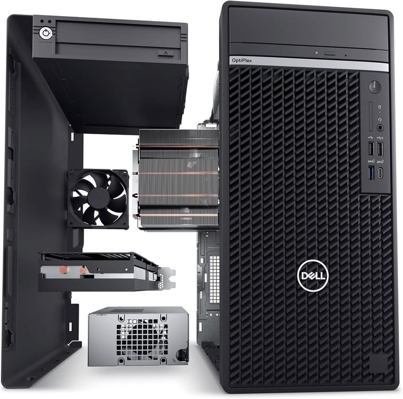 Dell OptiPlex 7010 Tower 7000 Business Desktop Computer, 12th Gen Intel Hexa-Core i5-12500 (Beat i7-11700), 16GB DDR4 RAM, 512GB PCIe SSD, DVDRW, WiFi Adapter, RJ-45, Keyboard & Mouse, Windows 11 Pro
