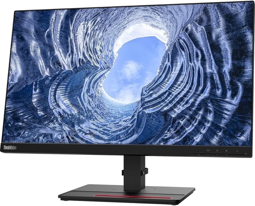 Lenovo ThinkVision T24i-20 24" Full HD WLED LCD Monitor - Raven Black in-Plane Switching (IPS) Technology - 1920 x 1080 - HDMI - VGA - DisplayPort - USB Hub HDMI