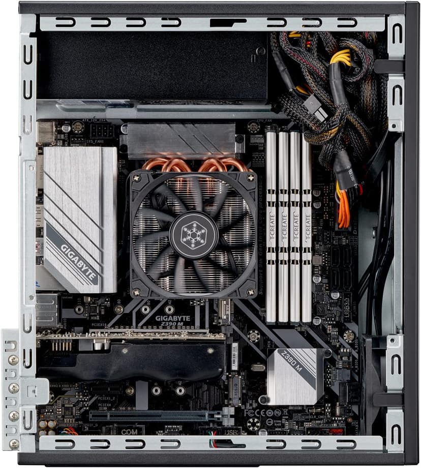 SilverStone Technology Milo 11 Slim & Compact Micro-ATX enclousre for Office or Home Theater, Requires TFX PSU (Sold Separately), SST-ML11B