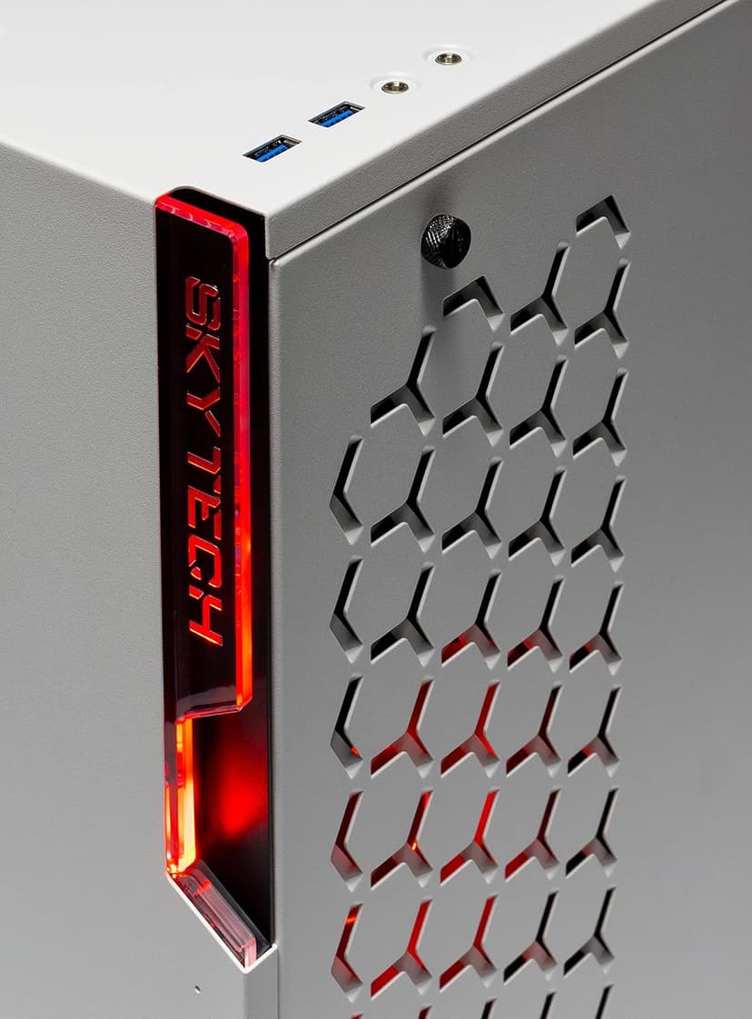 Skytech Gaming Shiva Gaming PC Desktop – Intel Core i7 12700F 2.1 GHz, NVIDIA RTX 3060, 1TB NVME SSD, 16GB DDR4 RAM 3200, 650W Gold PSU, 240mm AIO, 11AC Wi-Fi, Windows 11 Home 64-bit,White