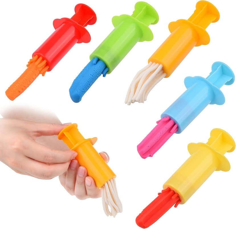 Kare & Kind® Set of 10 pcs Smart Dough Tools Kit with Extruder Machine (10 Extruder Tools)