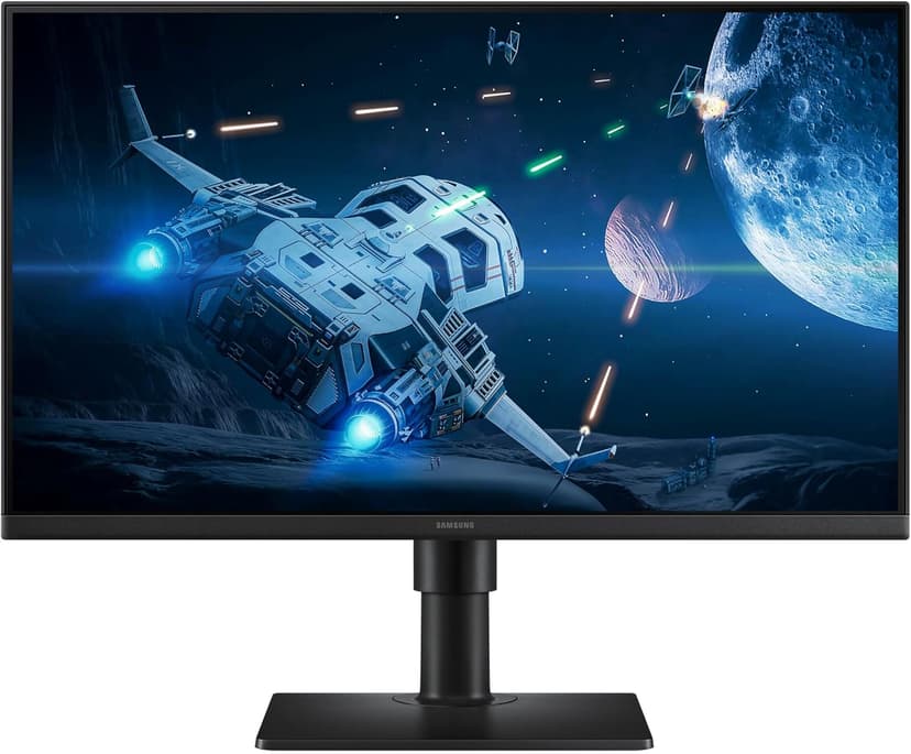 Samsung 24” (S40GD) Borderless Business Monitor with IPS Panel, 100Hz Refresh Rate, Eye Saver Mode, Ergonomic Design, Game Picture Mode, LS24D402GANXGO, 3 Yr Warranty