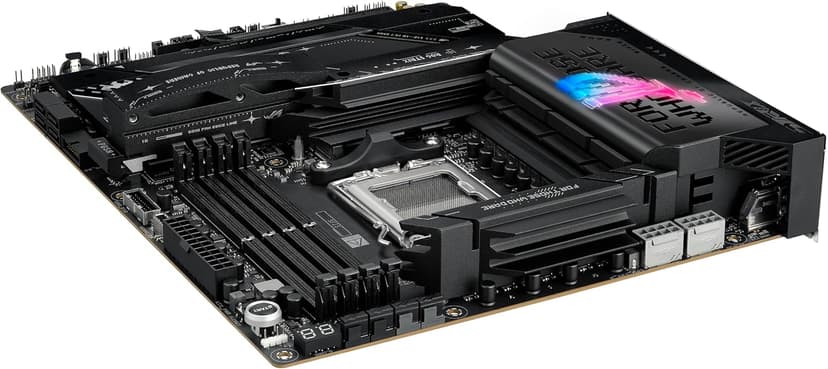 ASUS ROG Strix X870E-E Gaming WiFi AMD AM5 X870 ATX Motherboard 18+2+2 Power Stages, Dynamic OC Switcher, Core Flex, DDR5 AEMP, WiFi 7, 5X M.2, PCIe® 5.0, Q-Release Slim, USB4®, AI OCing & Networking