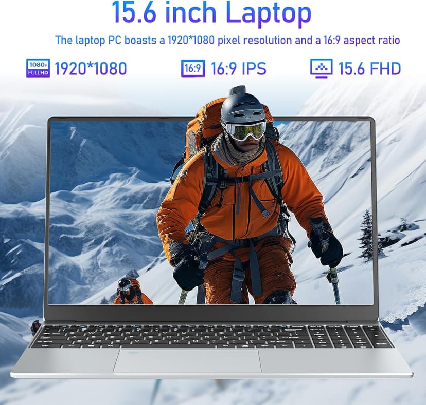 Gaming laptop,15.6 inch Laptop Computer, Laptops Celeron N5095 Processor, 24GB DDR4 512GB SSD, FHD 1920 * 1080 Display,180 Angle Opening,Backlit Keyboard,Mini-HDMI,Traditional Computers,win 11 pro