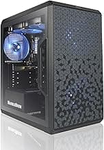 AVGPC Q-Box Series Gaming PC - AMD Ryzen 5 5600G 6-Core Cezanne 6-Core 3.9 GHz with AMD Radeon Graphics with Liquid Cooler 8GB DDR4 500GB SSD Windows 10, Black