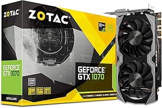 ZOTAC GeForce GTX 1070 Mini 8GB GDDR5 VR Ready Super Compact Gaming Graphics Card (ZT-P10700G-10M) (Renewed)