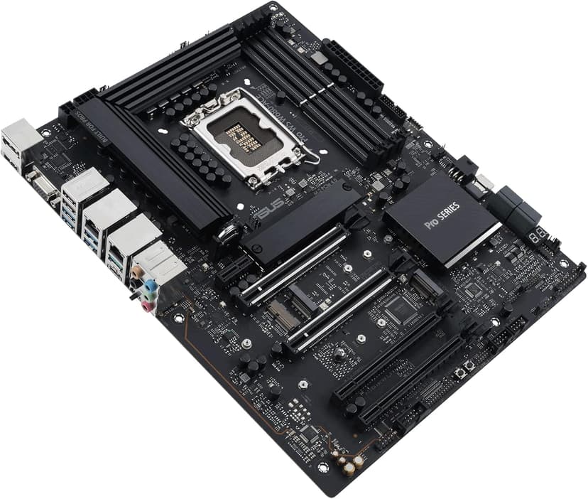 Pro WS W680-ACE Intel W680 LGA 1700 ATX Workstation Motherboard,2xPCIe 5.0x16 Slot,DDR5,ECC Memory,2x2.5 Gb LAN,3X M.2 Slots,USB 3.2 Gen 2x2 Front Panel,SlimSAS,BMC Header,Thunderbolt 4Header,ACCE.