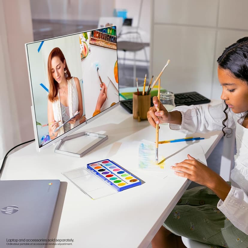 HP Series 5 24 inch FHD Monitor, Full HD Display (1920 x 1080), IPS Panel, 99% sRGB, 1500:1 Contrast Ratio, 300 nits, Eye Ease with Eyesafe Certification, 524sw (2024)