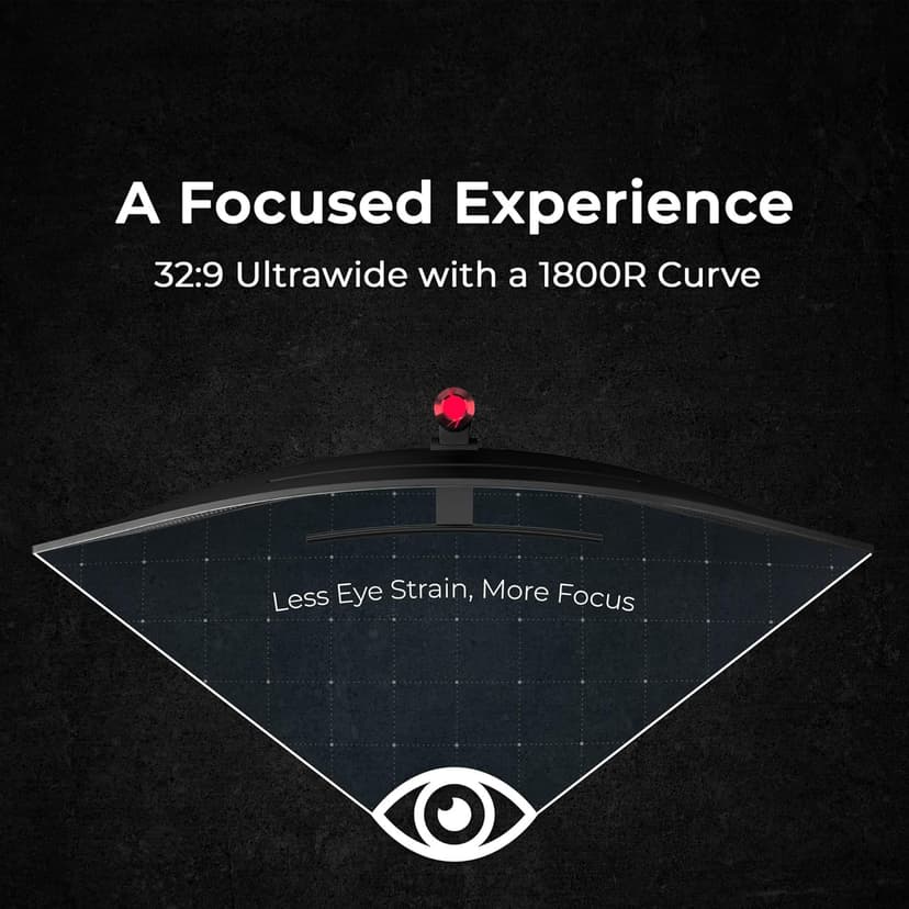 Deco Gear 49" Curved Ultrawide 5K Gaming Monitor, 32:9, 120 Hz, 101% NTSC 100% sRGB, Adjustable, Home Office and Entertainment Workstation