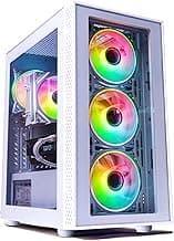 NOVATECH Phantom - Prebuilt Gaming PC Desktop Computer - RTX 3050 - Intel i7 Xeon 3.5GHz - 16GB RAM - 512GB M.2 SSD WiFi/BT, Win 11 Pro - Gaming Computer Tower, Pre Built PC Gaming - 1 Year Warranty