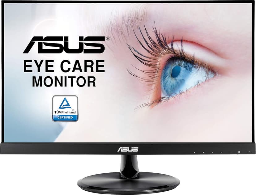 ASUS VP229Q 21.5” Monitor, 1080P Full HD, 75Hz, IPS, FreeSync/Adaptive-Sync, Eye Care, HDMI DisplayPort VGA, Frameless, VESA Wall Mountable BLACK