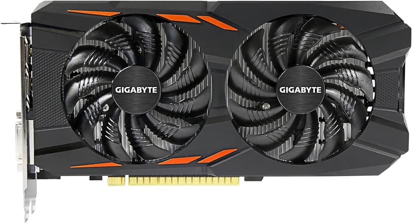 Gigabyte Geforce GTX 1050 Ti 4GB Windforce Graphic Card (GV-N105TWF2OC-4GD)