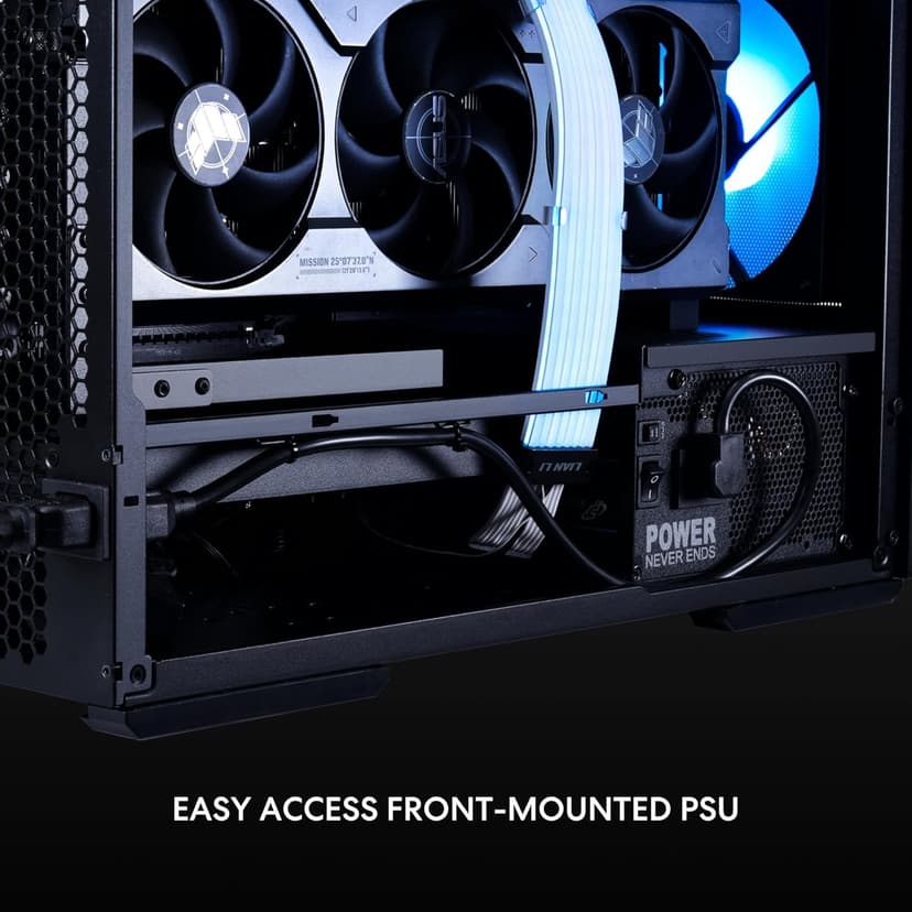 LIAN LI LANCOOL 207 Compact ATX RGB Gaming Computer Case, Airflow Optimized Mesh Panels Tower Chassis w/ 2x140mm ARGB,2x120mm PWM Fans Pre-Installed, USB Type-C Port, Tempered Glass Side Panel (Black)
