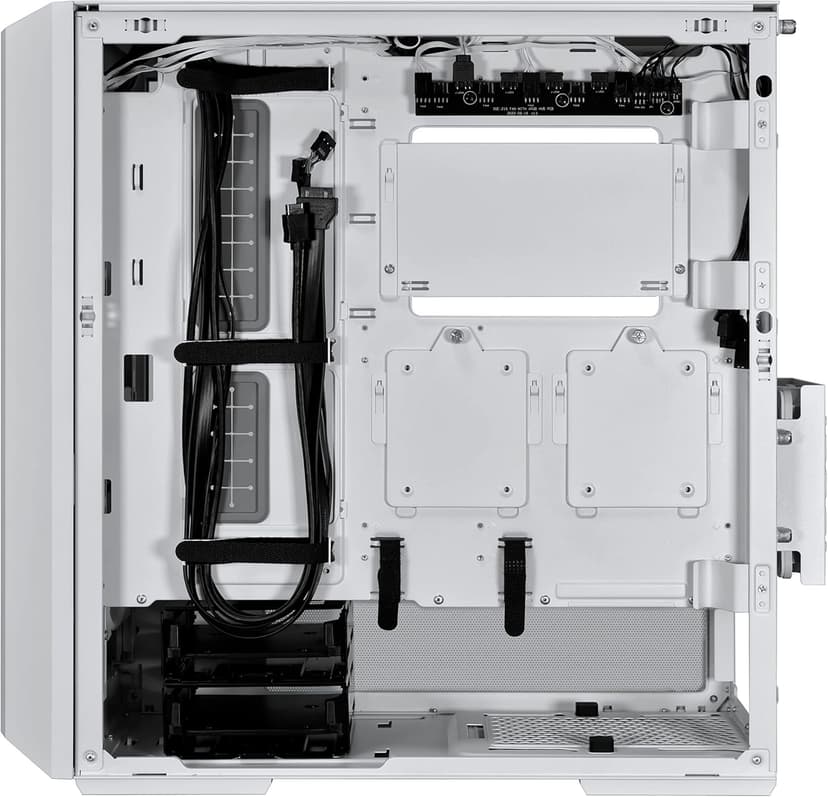 Lian Li Lancool 216 Mid-tower case with high cooling performance - Includes controller - dual front 160MM PWM fans and 1 rear 140MM PWM fan - Airflow focused - Up to 10 fans (CS-L216RCW-X White)