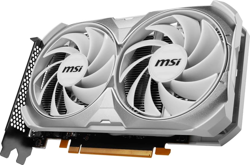 MSI Gaming GeForce RTX 4060 8GB GDRR6 Extreme Clock: 2505 MHz 128-Bit HDMI/DP Nvlink TORX Fan 4.0 Ada Lovelace Architecture Graphics Card (RTX 4060 Ventus 2X White 8G OC)