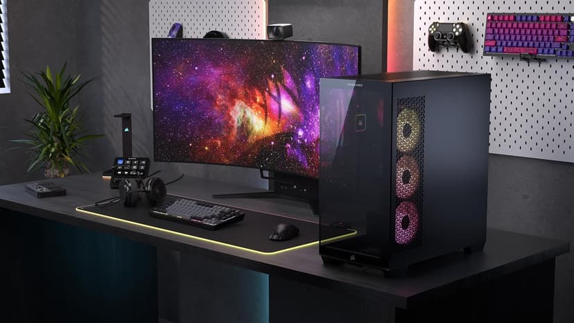 Corsair Vengeance a7500 Gaming PC – Liquid Cooled AMD Ryzen 7 7800X3D CPU – NVIDIA GeForce RTX 5070 GPU – 32GB Vengeance RGB DDR5 Memory – 1TB M.2 SSD – Black