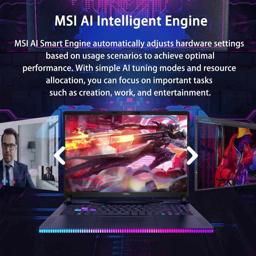 MSI Raider GE68HX Gaming Laptop, GeForce RTX 4070, 16" FHD+ Display, Intel 14 GEN Core i9-14900HX, 64GB DDR5 RAM, 4TB SSD, w/Office Lifetime & External DVD Drive, Win 11 Pro, Backlit KB, Wi-Fi 7