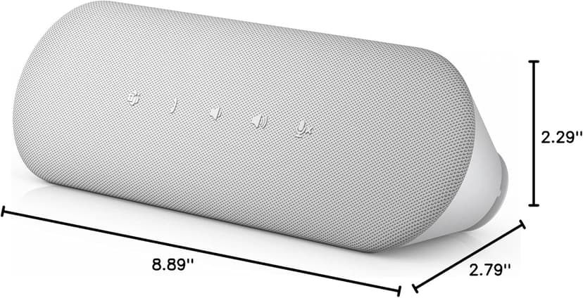 Dell SP3022 USB Computer Speaker for PC, Laptop, Monitor, Business Conference-Mini Soundbar Speakerphone, AI Noise Echo Cancellation, Full Duplex Audio, 2 x 1.8W, MS-Teams Certified - Platinum Silver