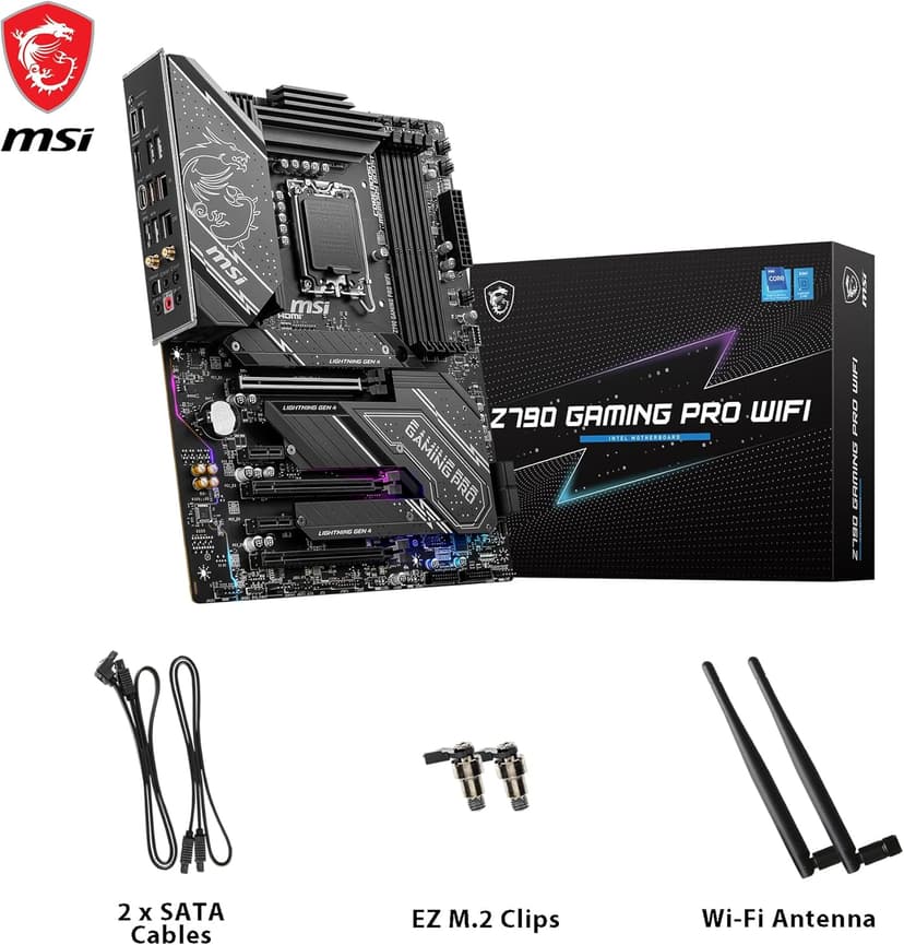 MSI Z790 GAMING PRO WIFI motherboard Intel Z790 LGA 1700 ATX